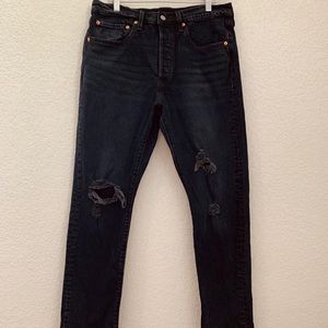 Levi’s 501 Skinny Jeans in Wild Bunch Black